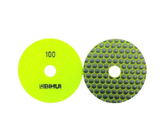 Polishing pad, disc for dry grinding BIHUI with velcro for #100