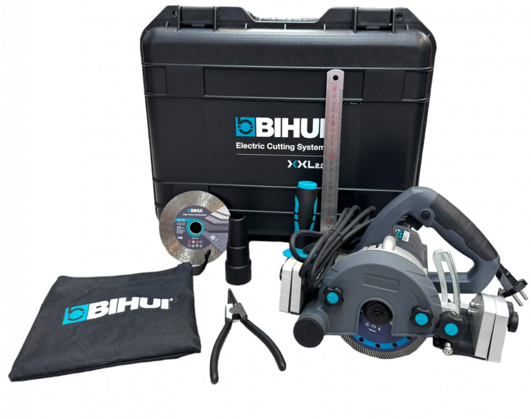 Electric tile cutter for cutting along guide rails BIHUI INFINITY (1500W) in a case (without guides)
