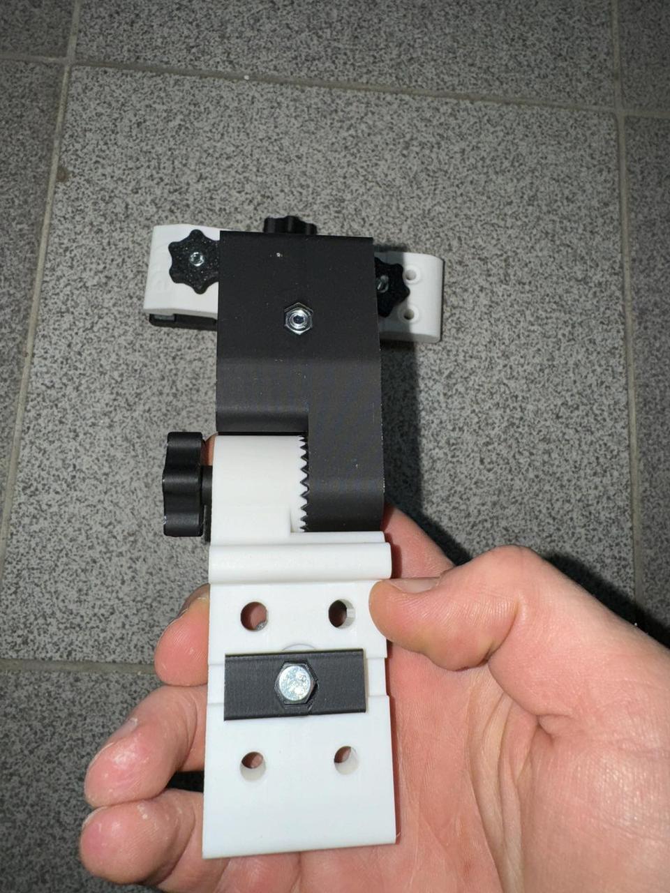 V.GRAN clamp, holder for tile strips on KERAMO table 1500x1000 mm + PRO LEVEL table