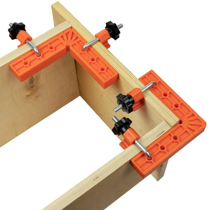 80*50 mm Mounting Corners Set with fixators (2 corners + 4 clamps) (FIX80/50-2/4)