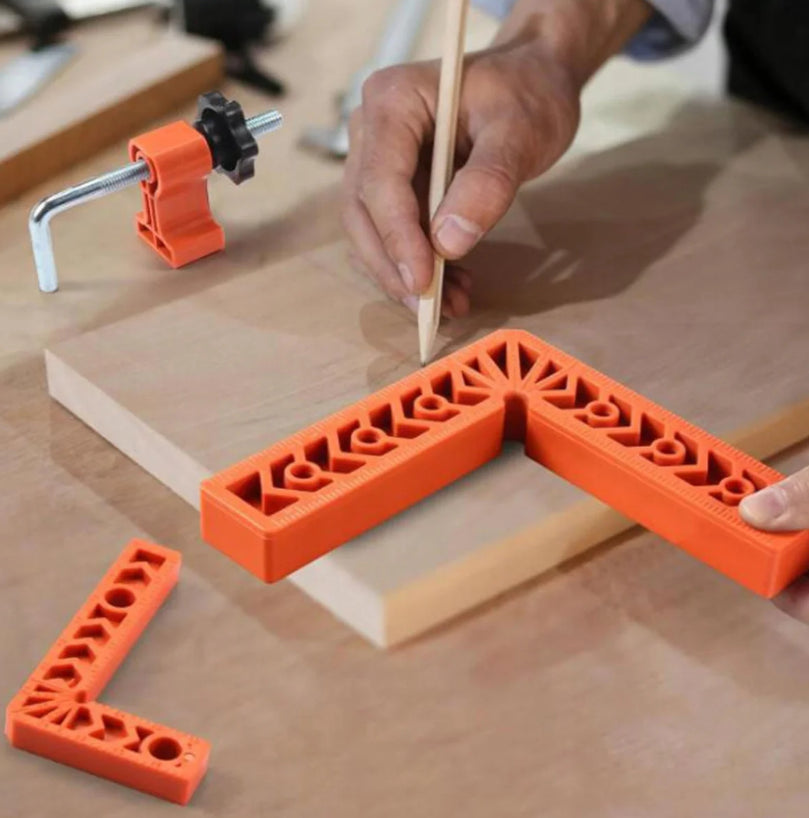 100*100 mm Mounting Corners Set with fixators (2 corners + 4 clamps) (FIX100/100-2/4)