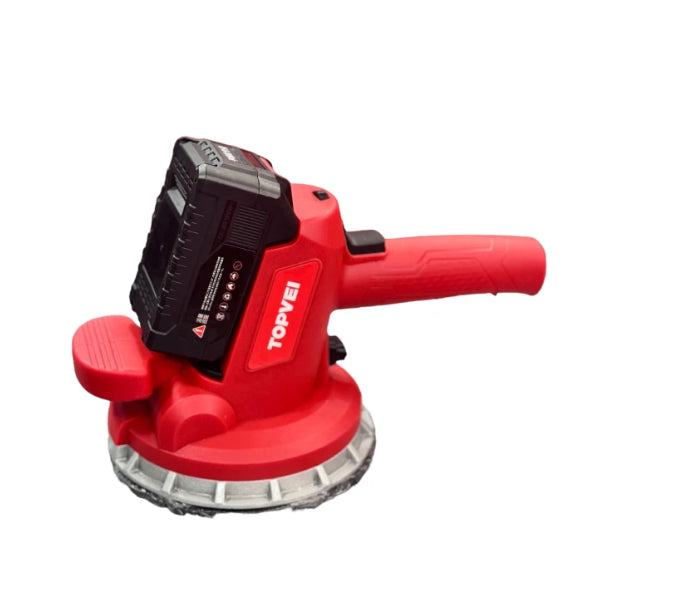 Vibration suction cup for tile laying TOPVEI RED V10-2batt 4A/h 21v (V10-2red)+ CASE