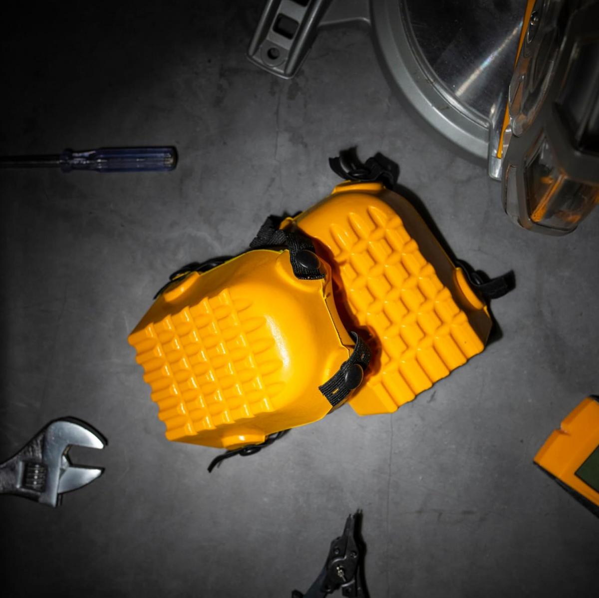 FOXTOOL Protective Kneepads, polyurethane, yellow