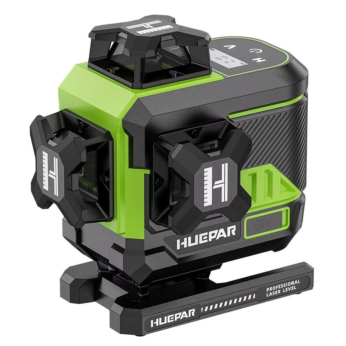 Huepar Z04CG laser level, bracket and rotary platform included