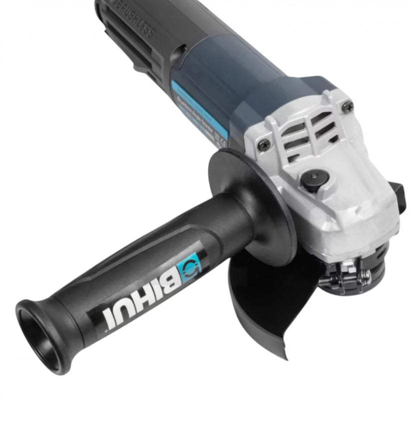 Angle grinder BIHUI with speed adjustment (AGBL12): brushless motor, power 1200 W