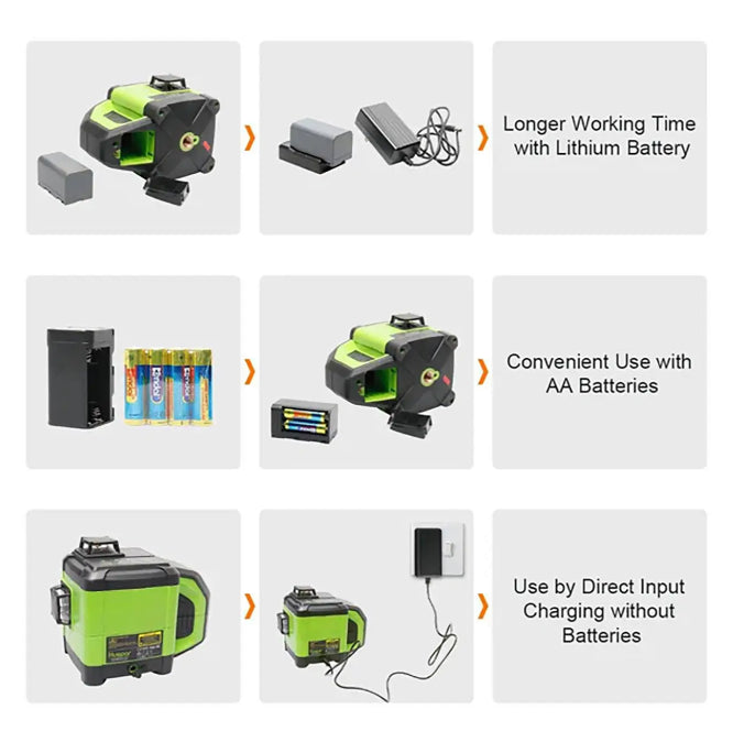 Huepar DT03CG Laser-Wasserwaage