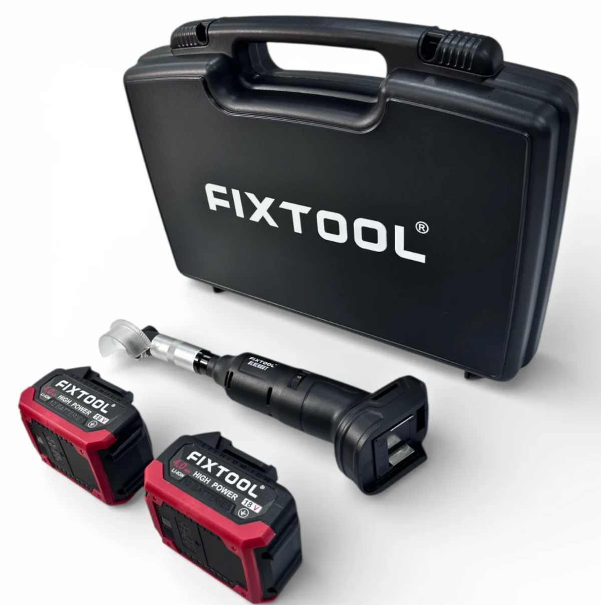 Angle engraver FIXTOOL Pomogator BLACKOUT with 2 batteries 4A 21V (FIX200WBATMK)