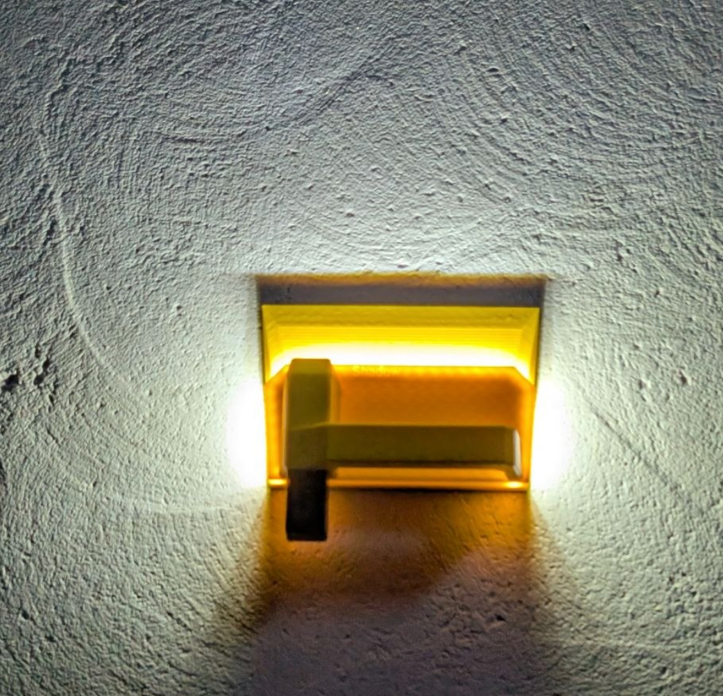 Shadow trowel Shadow (180x120 mm) with backlight from 2 batteries