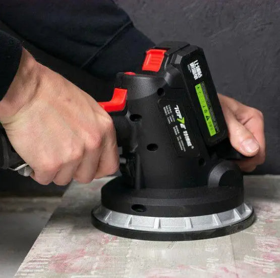 Vakuum-Vibrationssauger für Fliesenverlegung Topvei V10 mit 1 Akku