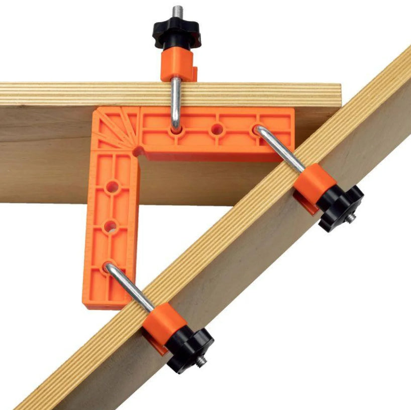 100*100 mm Mounting Corners Set with fixators (2 corners + 4 clamps) (FIX100/100-2/4)