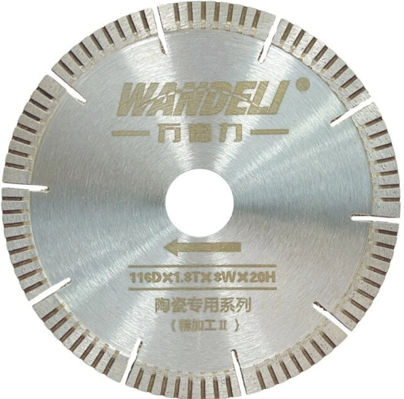 J&P diamond blade for Wandeli tile cutter 116mm