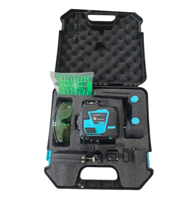 Laser-Nivelliergerät Laser PRO G04CG, 16 Linien (4 Ebenen von 360°), Betrieb bis zu 5 Stunden