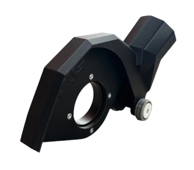 Uniwersalny plastikowy odciąg pyłu V.GRAN do szlifierek kątowych 125 mm do cięcia pod kątem 90 stopni